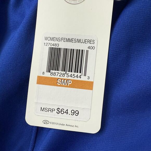 Under Armour Pants Womens Small Blue AllSeasonGear Loose Zip Hem Athletic Track - Picture 6 of 15